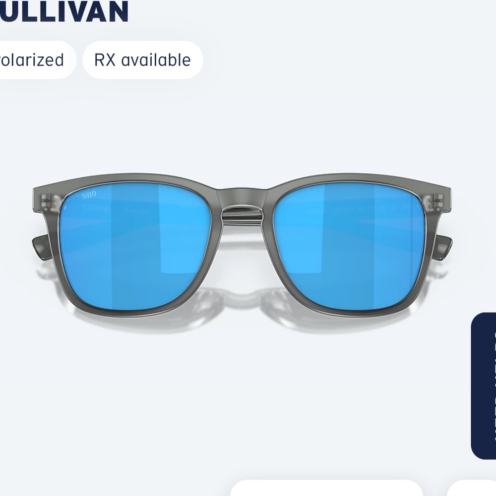 Costa Sullivan sunglasses Blue Mirror Polarized